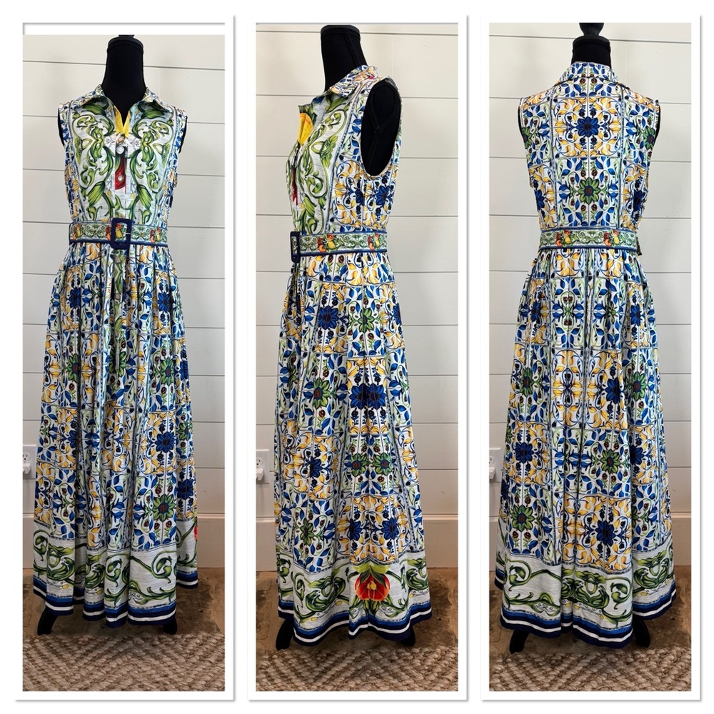 Vibrant Multicolor Maxi Dress